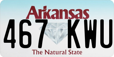AR license plate 467KWU