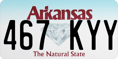 AR license plate 467KYY