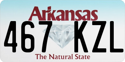 AR license plate 467KZL