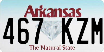 AR license plate 467KZM
