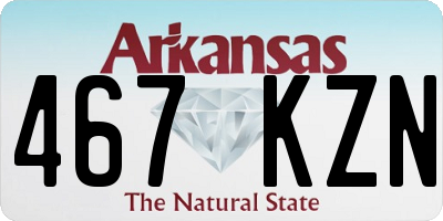 AR license plate 467KZN