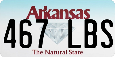 AR license plate 467LBS