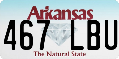 AR license plate 467LBU
