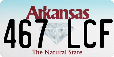 AR license plate 467LCF