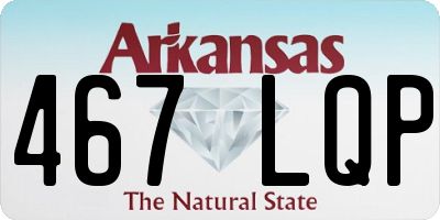 AR license plate 467LQP