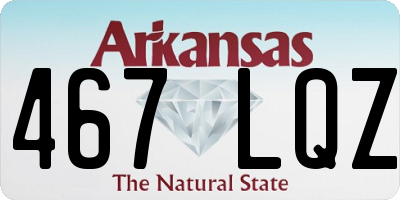 AR license plate 467LQZ