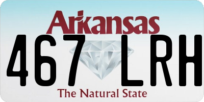 AR license plate 467LRH