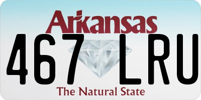 AR license plate 467LRU