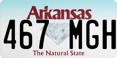 AR license plate 467MGH