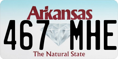 AR license plate 467MHE