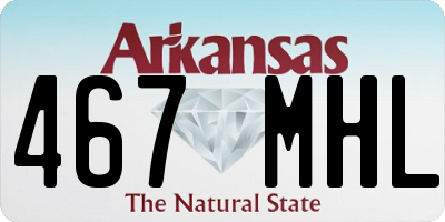 AR license plate 467MHL