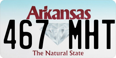 AR license plate 467MHT
