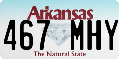 AR license plate 467MHY