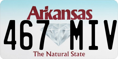 AR license plate 467MIV