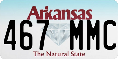 AR license plate 467MMC