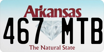 AR license plate 467MTB
