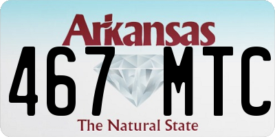 AR license plate 467MTC
