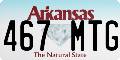 AR license plate 467MTG
