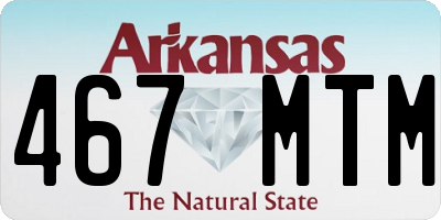 AR license plate 467MTM