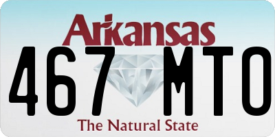AR license plate 467MTO