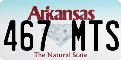 AR license plate 467MTS