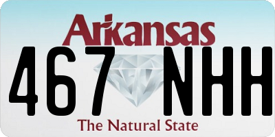 AR license plate 467NHH