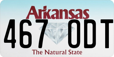 AR license plate 467ODT