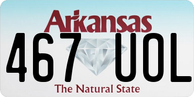 AR license plate 467UOL