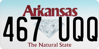 AR license plate 467UQQ