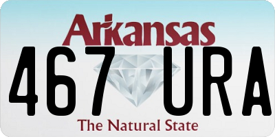 AR license plate 467URA