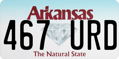 AR license plate 467URD