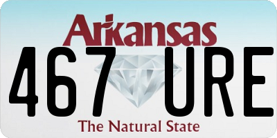 AR license plate 467URE