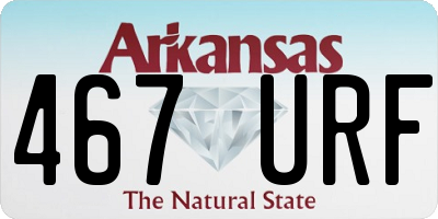 AR license plate 467URF