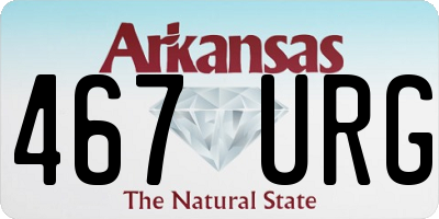 AR license plate 467URG