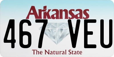 AR license plate 467VEU