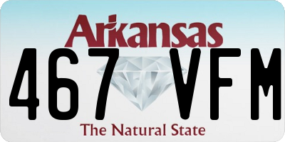 AR license plate 467VFM