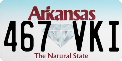 AR license plate 467VKI