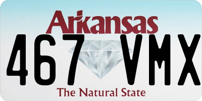 AR license plate 467VMX