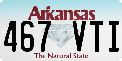 AR license plate 467VTI