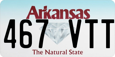 AR license plate 467VTT