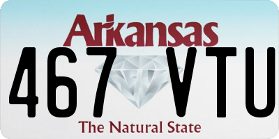 AR license plate 467VTU