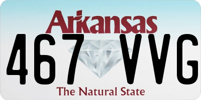 AR license plate 467VVG