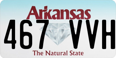 AR license plate 467VVH