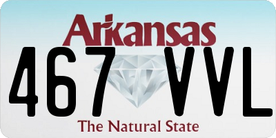 AR license plate 467VVL