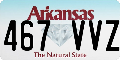 AR license plate 467VVZ