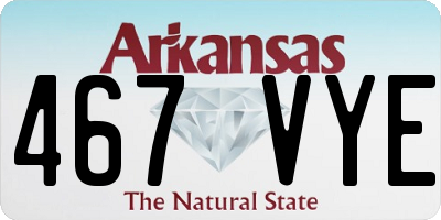 AR license plate 467VYE