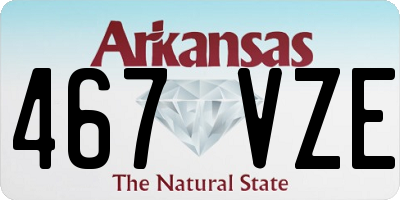 AR license plate 467VZE