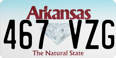 AR license plate 467VZG