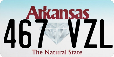 AR license plate 467VZL