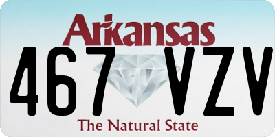 AR license plate 467VZV